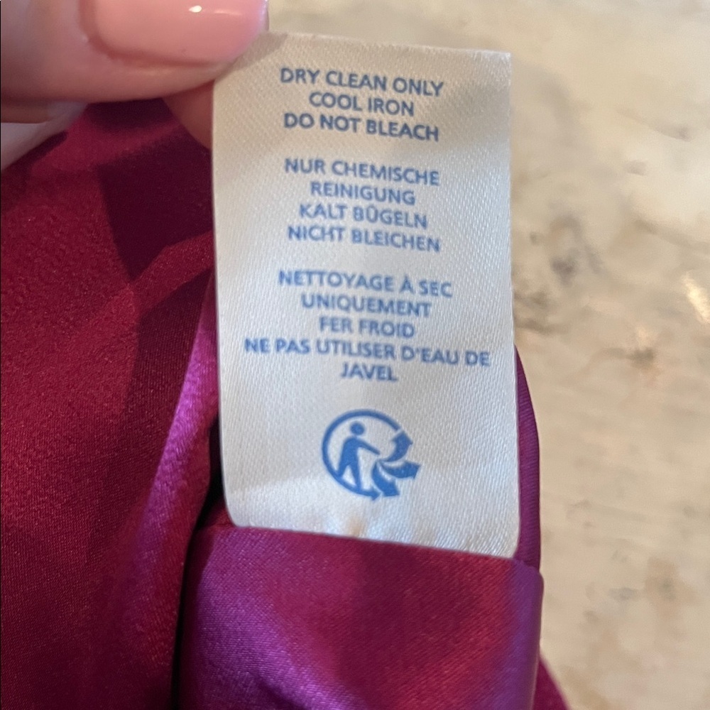 Boden Sheath magenta Textured dress | size 8 p - Picture 8 of 9